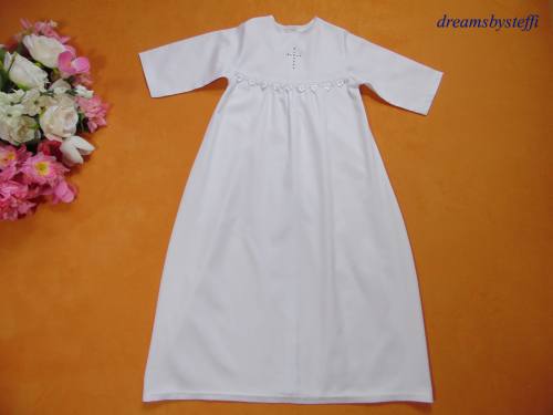 Taufkleid lang feine Spitze - Baby Junge + Mädchen