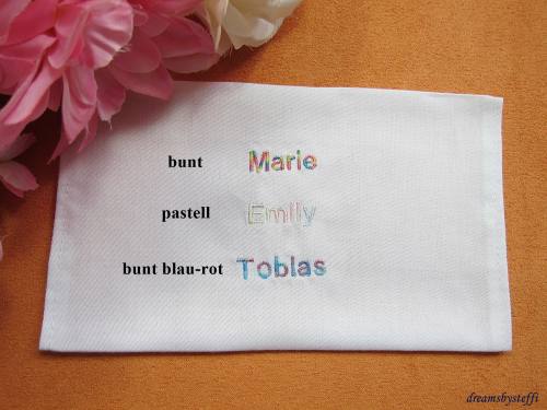 Auswahl mehrfarbiges Stickgarn