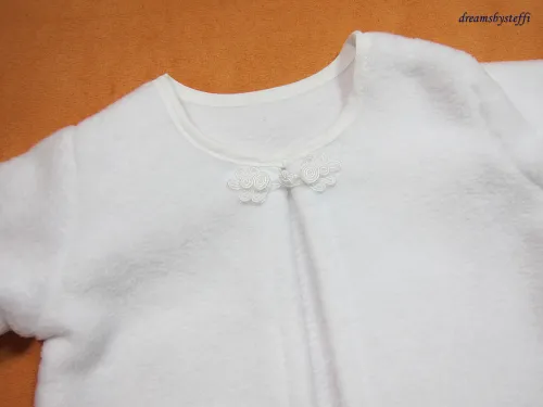 Taufjacke aus Fleece