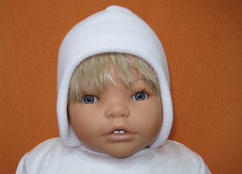 Wintertaufe Taufmütze aus Fleece