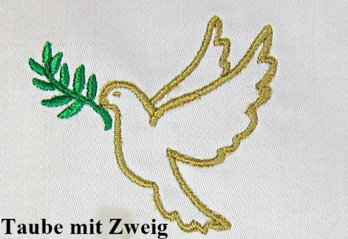 Taube mit Zweig