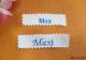 Stickerei Name Schrift dick