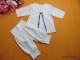 Taufanzug schlicht Satinschleife - Pumphose - Modell 1 - Baby